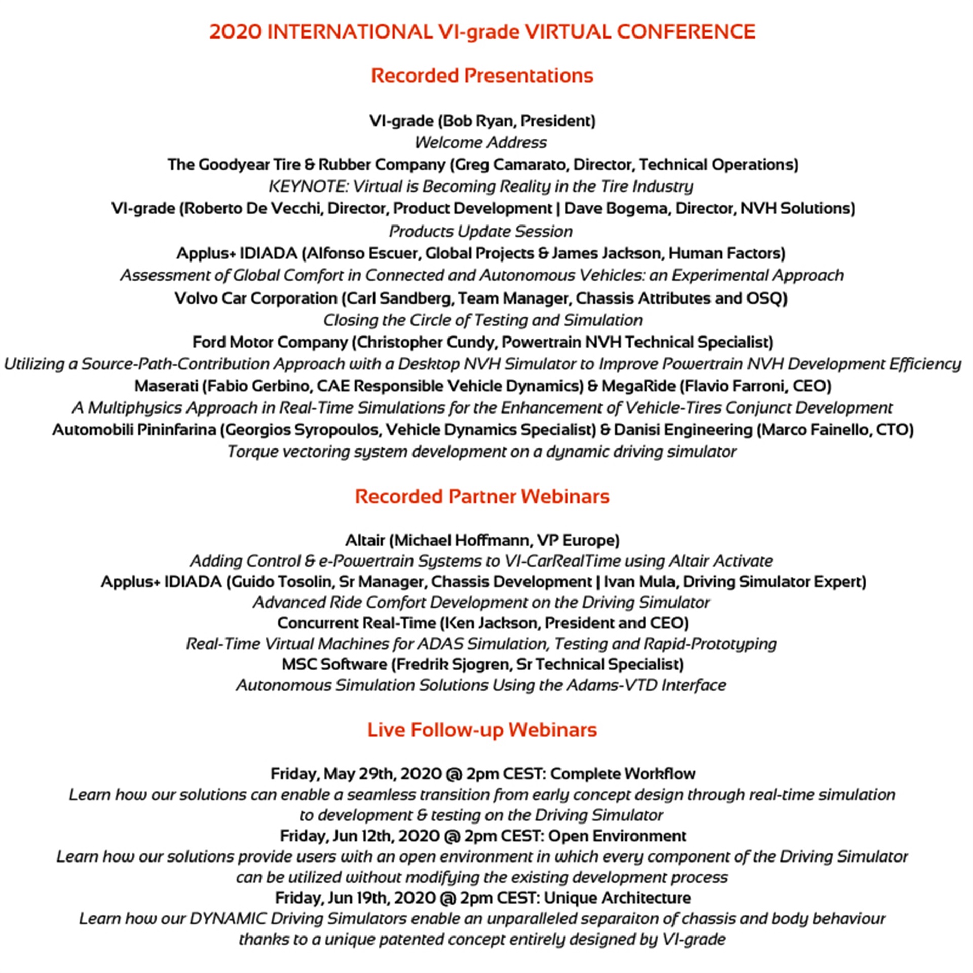 VIC2020 PROGRAM